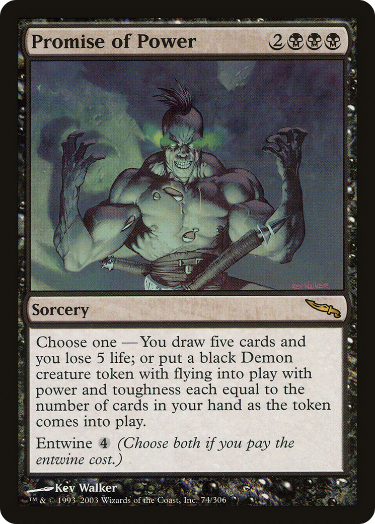 Promise of Power [Mirrodin] Foil