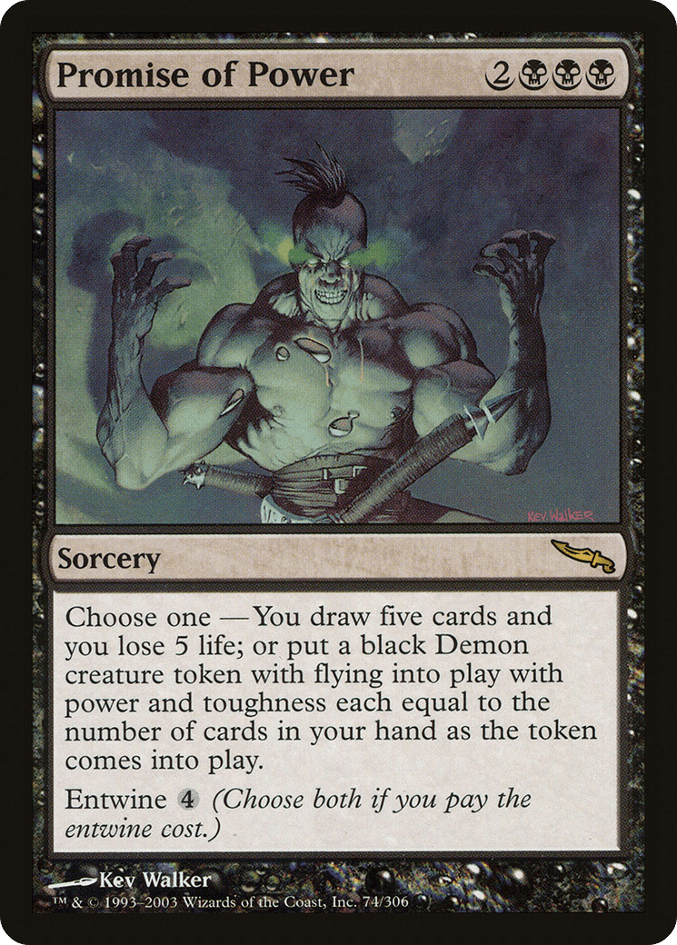 Promise of Power [Mirrodin] Foil