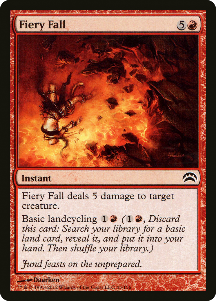 Fiery Fall [Planechase 2012] Foil