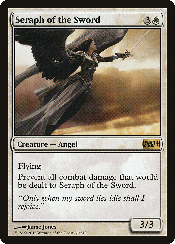 Seraph of the Sword [Magic 2014] Foil