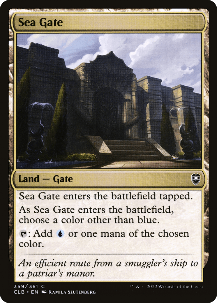 Sea Gate [Commander Legends: Battle for Baldur's Gate] Foil