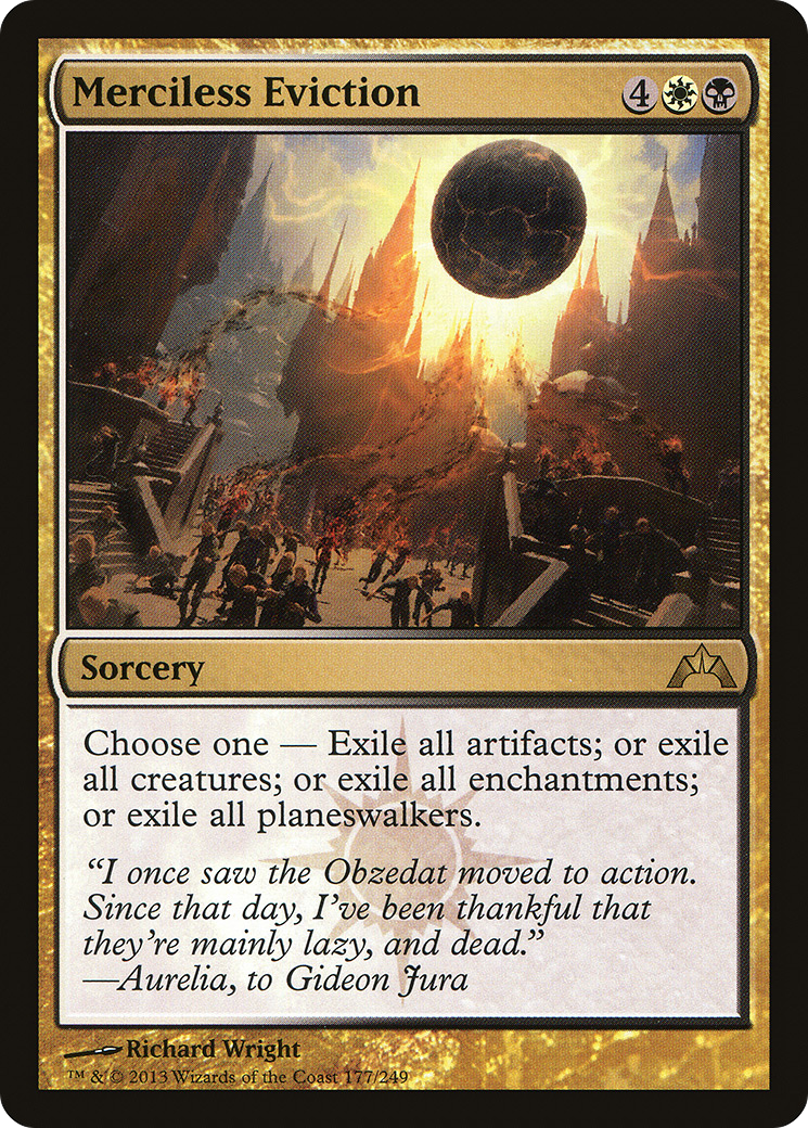 Merciless Eviction [Gatecrash] Foil