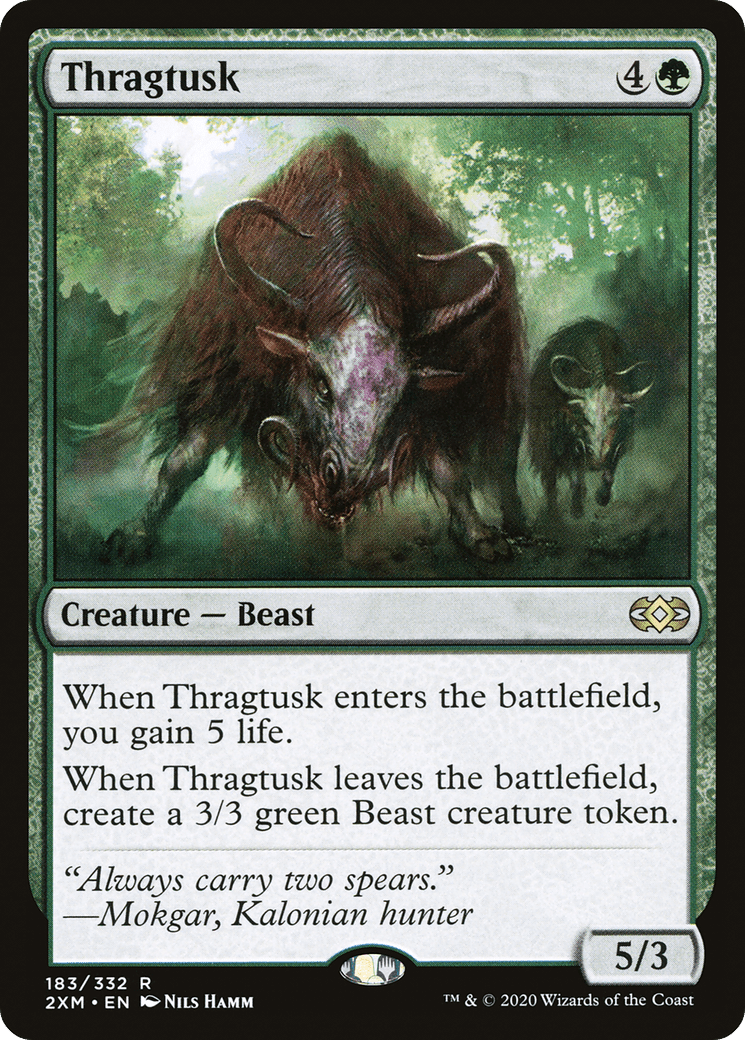 Thragtusk [Double Masters] Foil