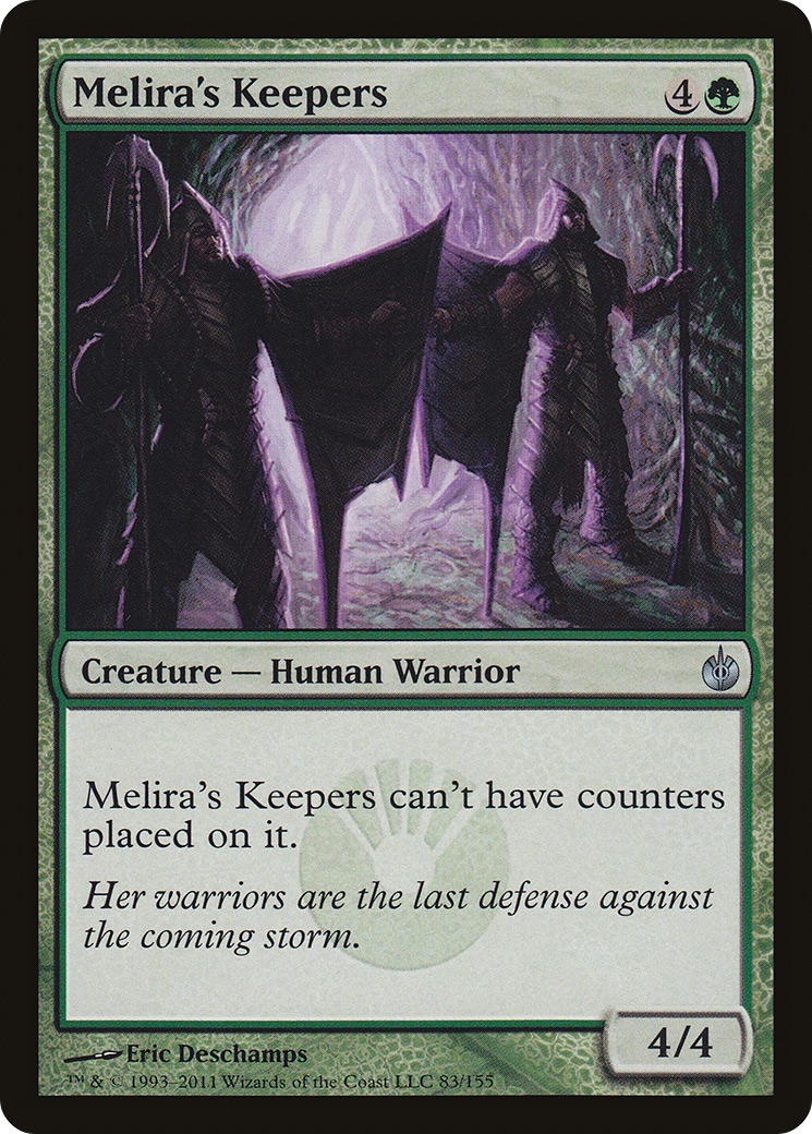 Melira's Keepers [Mirrodin Besieged] Foil