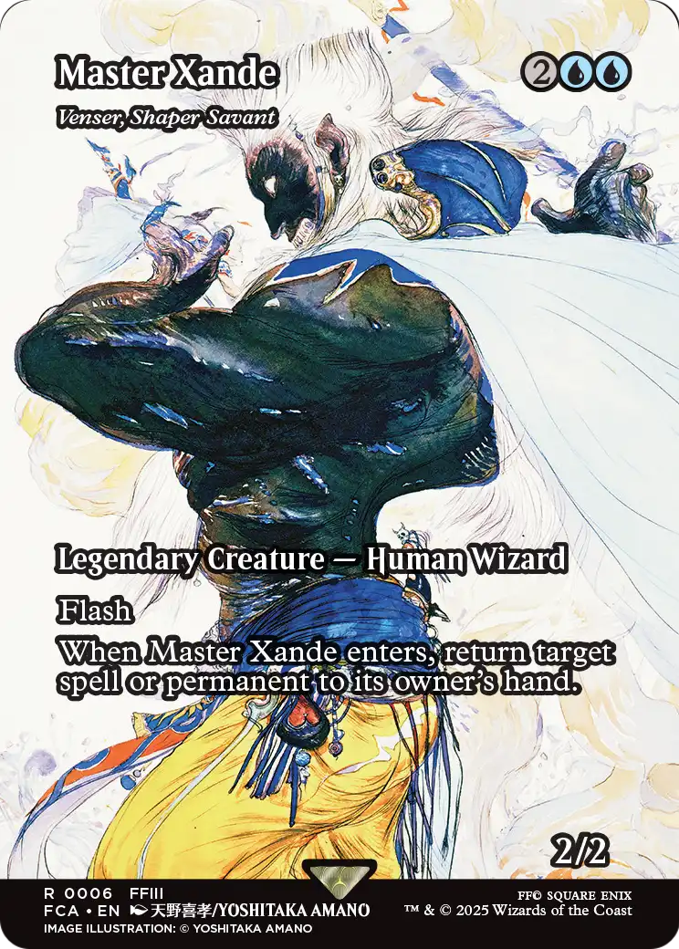 Master Xande - Venser, Shaper Savant (Showcase) (006) [FINAL FANTASY: Through the Ages]