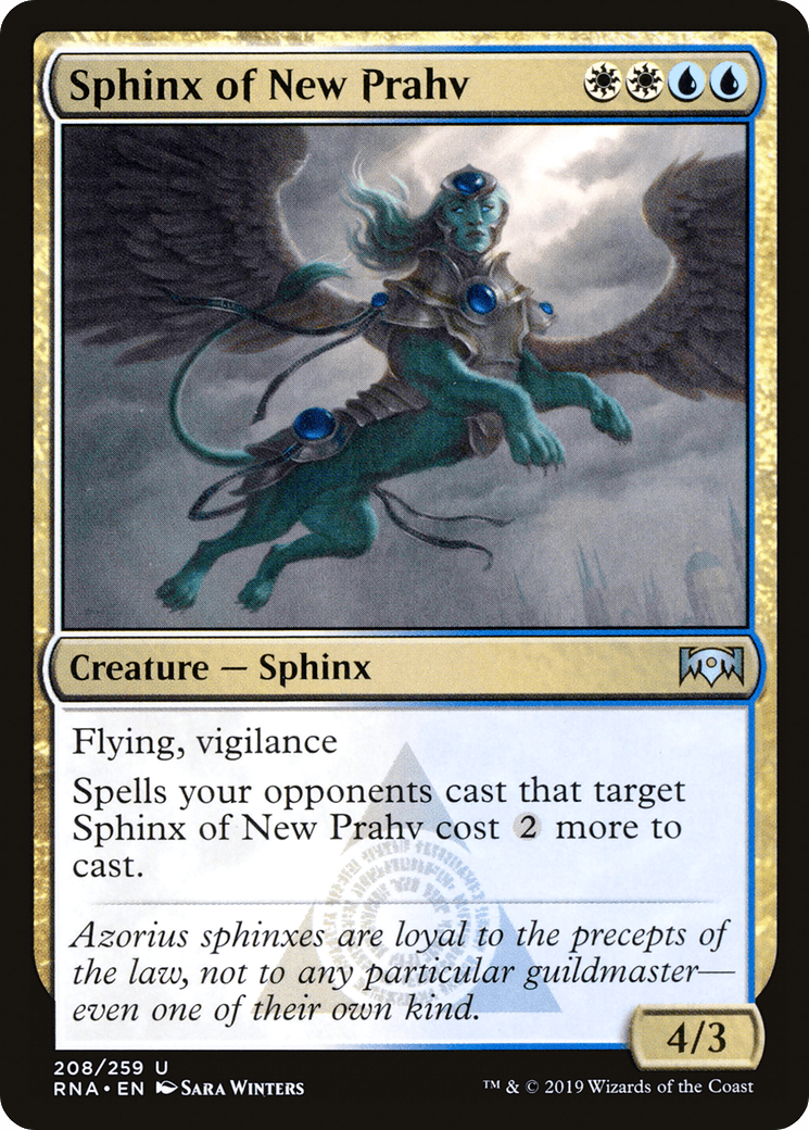 Sphinx of New Prahv [Ravnica Allegiance] Foil