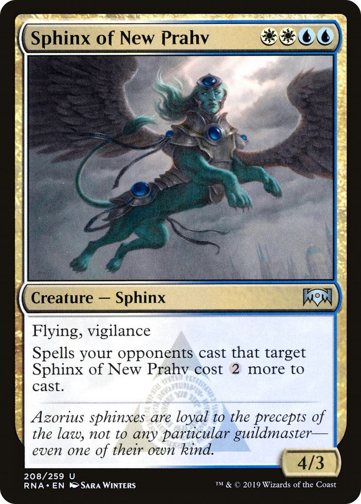 Sphinx of New Prahv [Ravnica Allegiance] Foil