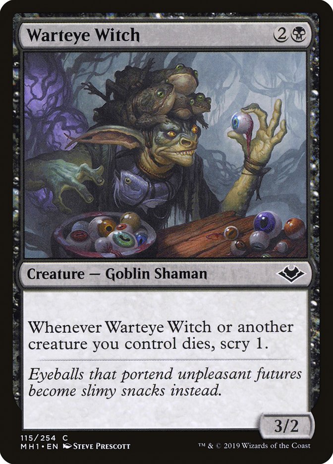 Warteye Witch 115/254 (Modern Horizons)  - Foil