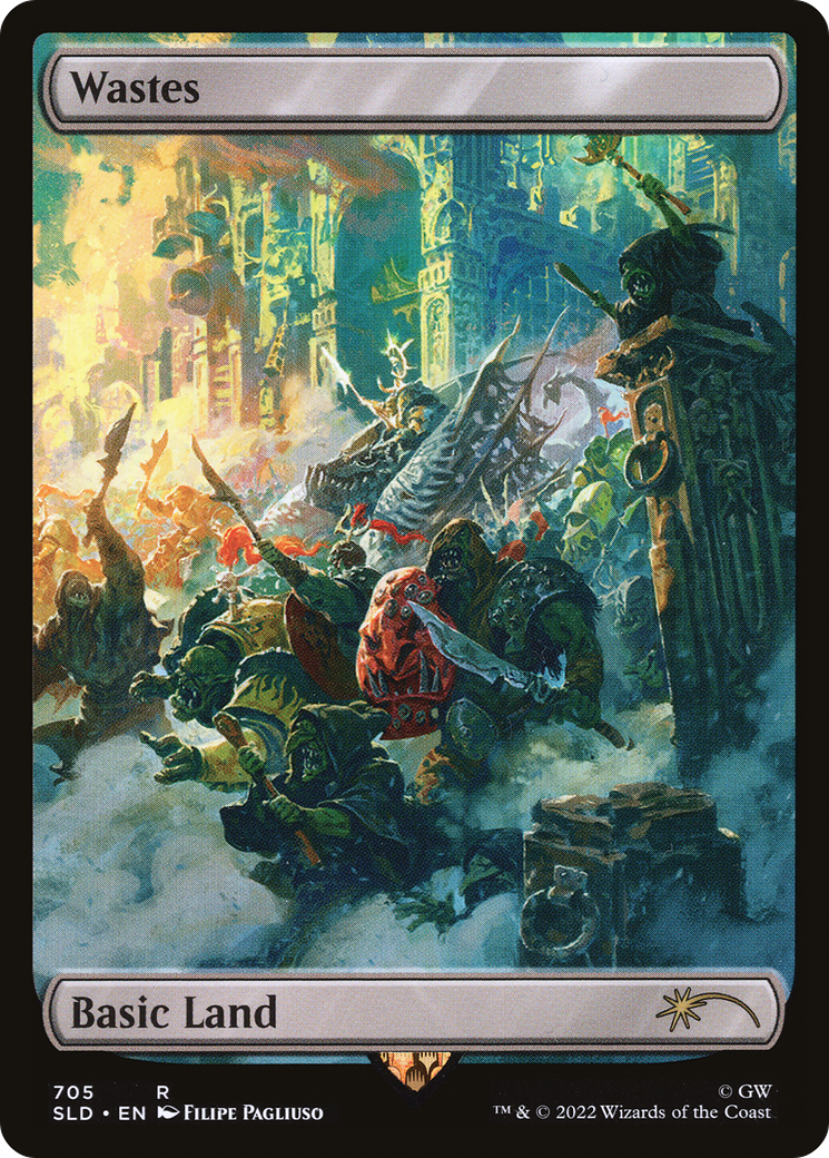 Wastes (705) (Extended Art) [Secret Lair Drop Promos] Foil
