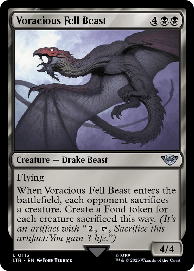 Voracious Fell Beast [The Lord of the Rings: Tales of Middle-Earth] Foil