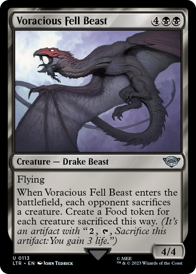 Voracious Fell Beast [The Lord of the Rings: Tales of Middle-Earth] Foil