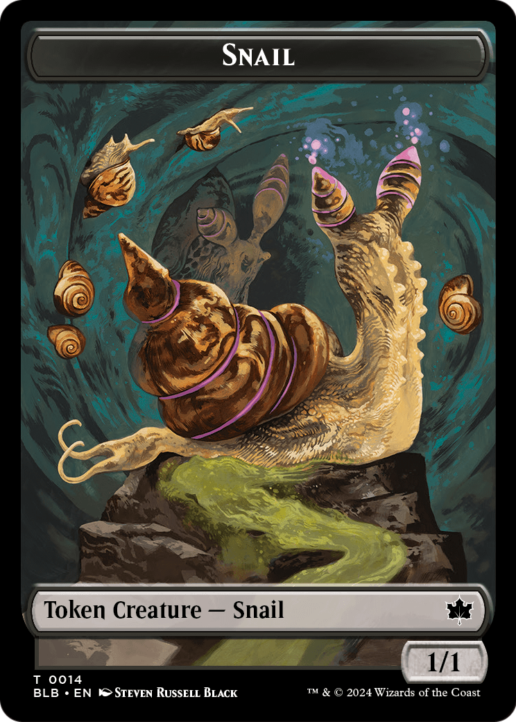 Snail (TBLB-014) - Bloomburrow Tokens