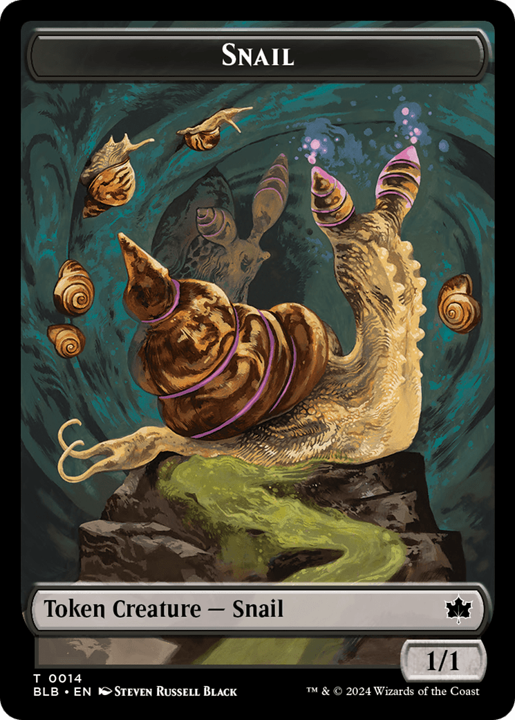Snail (TBLB-014) - Bloomburrow Tokens