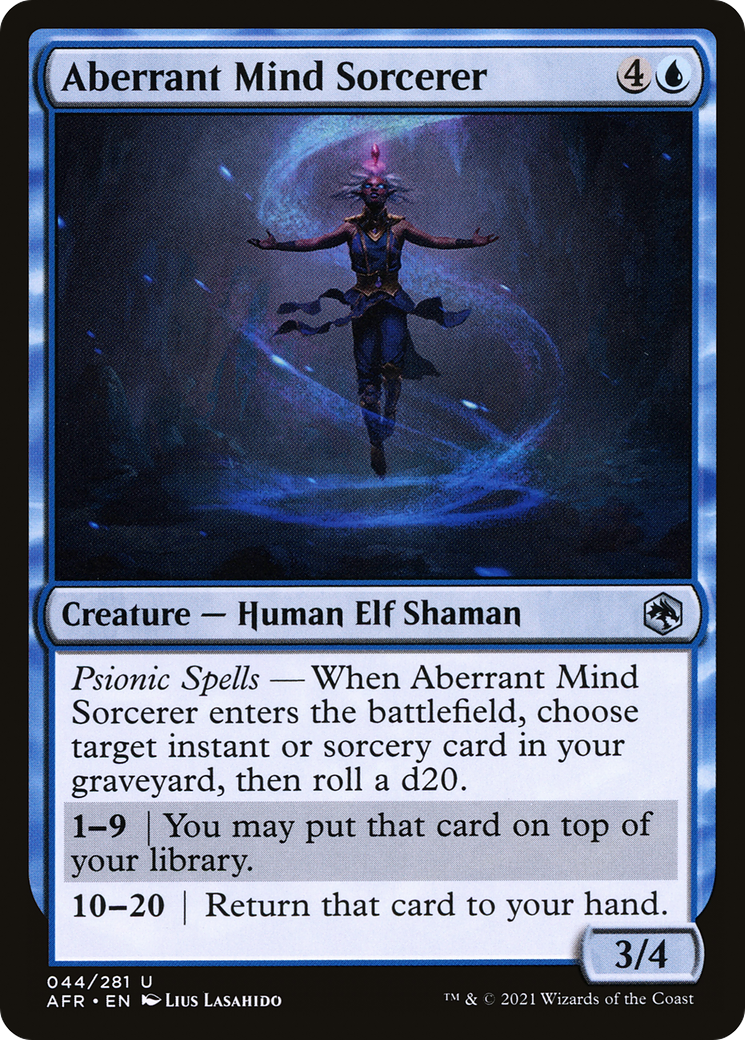 Aberrant Mind Sorcerer [Dungeons & Dragons: Adventures in the Forgotten Realms] Foil