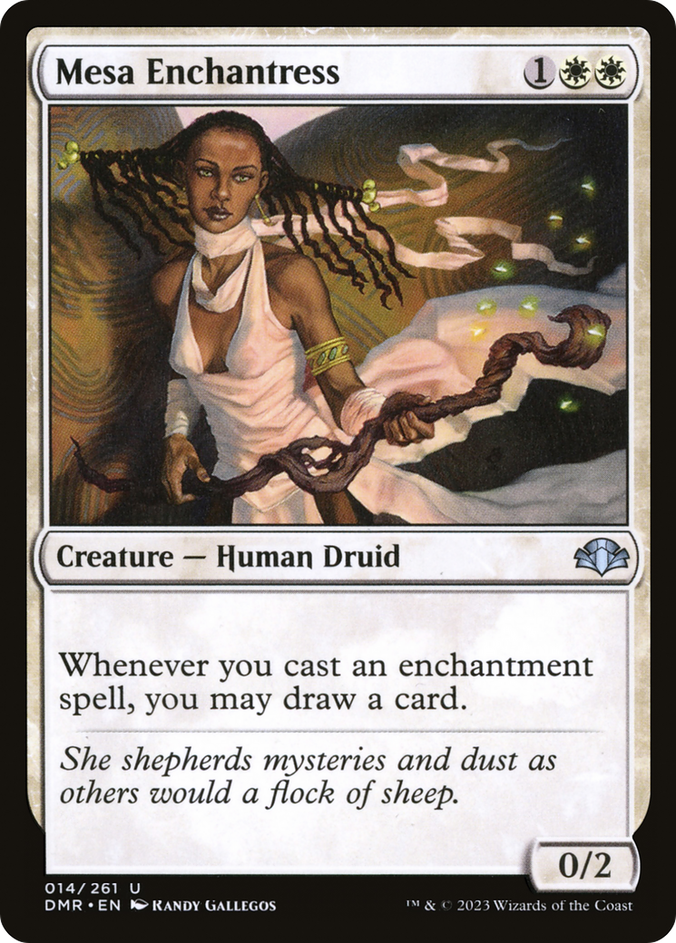 Mesa Enchantress [Dominaria Remastered] Foil