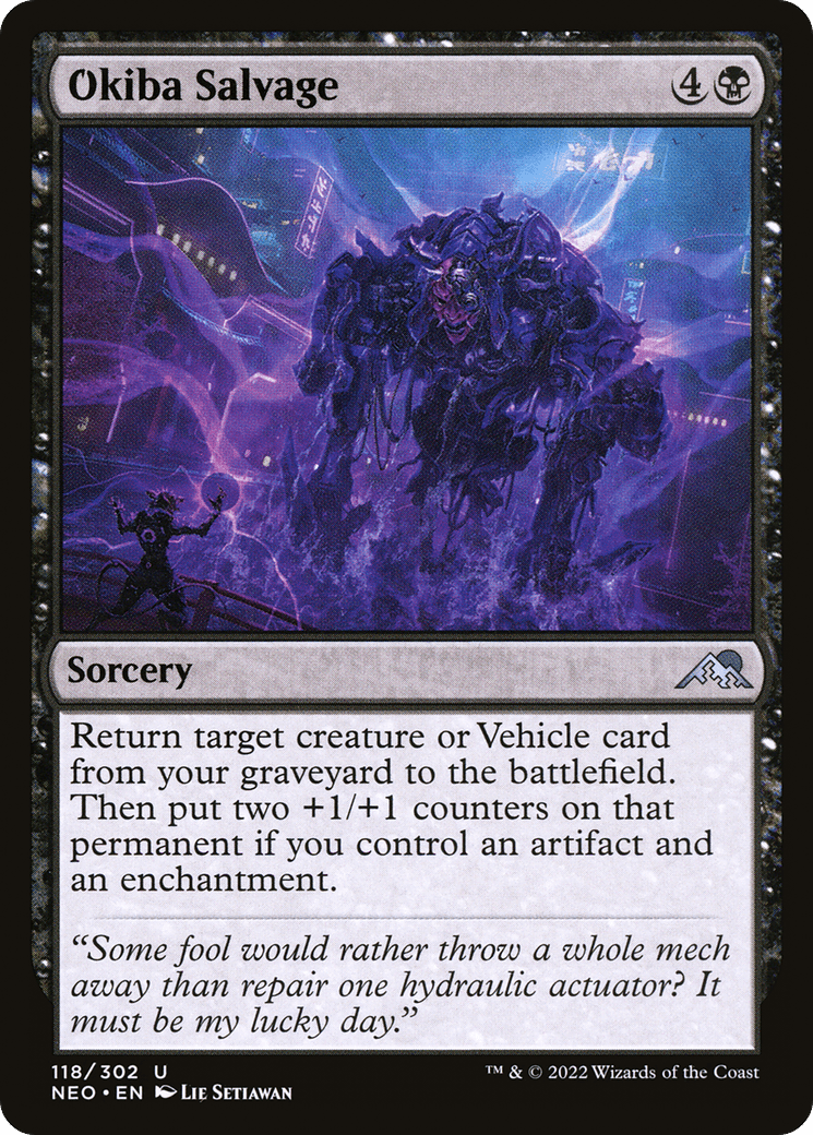 Okiba Salvage [Kamigawa: Neon Dynasty] Foil