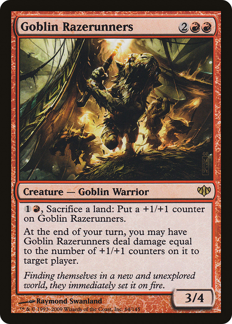 Goblin Razerunners [Conflux] Foil