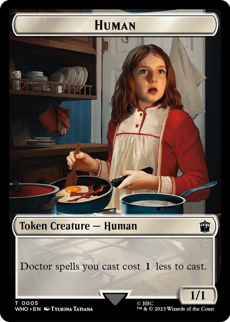 Human (TWHO-005) - Doctor Who Tokens
