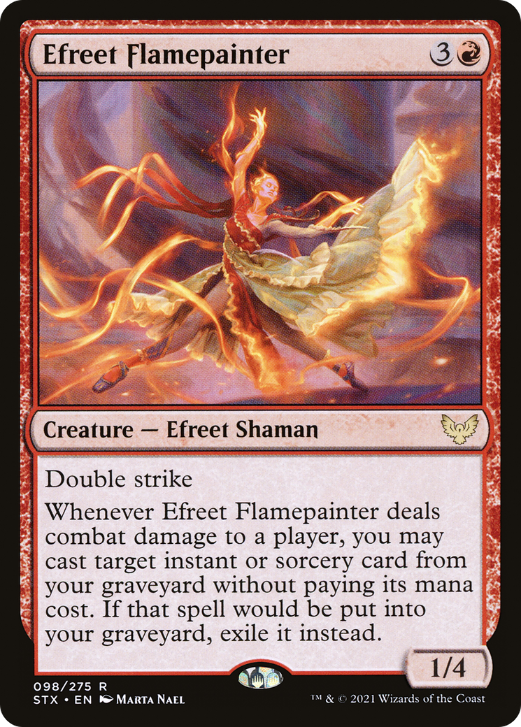 Efreet Flamepainter [Strixhaven: School of Mages] Foil