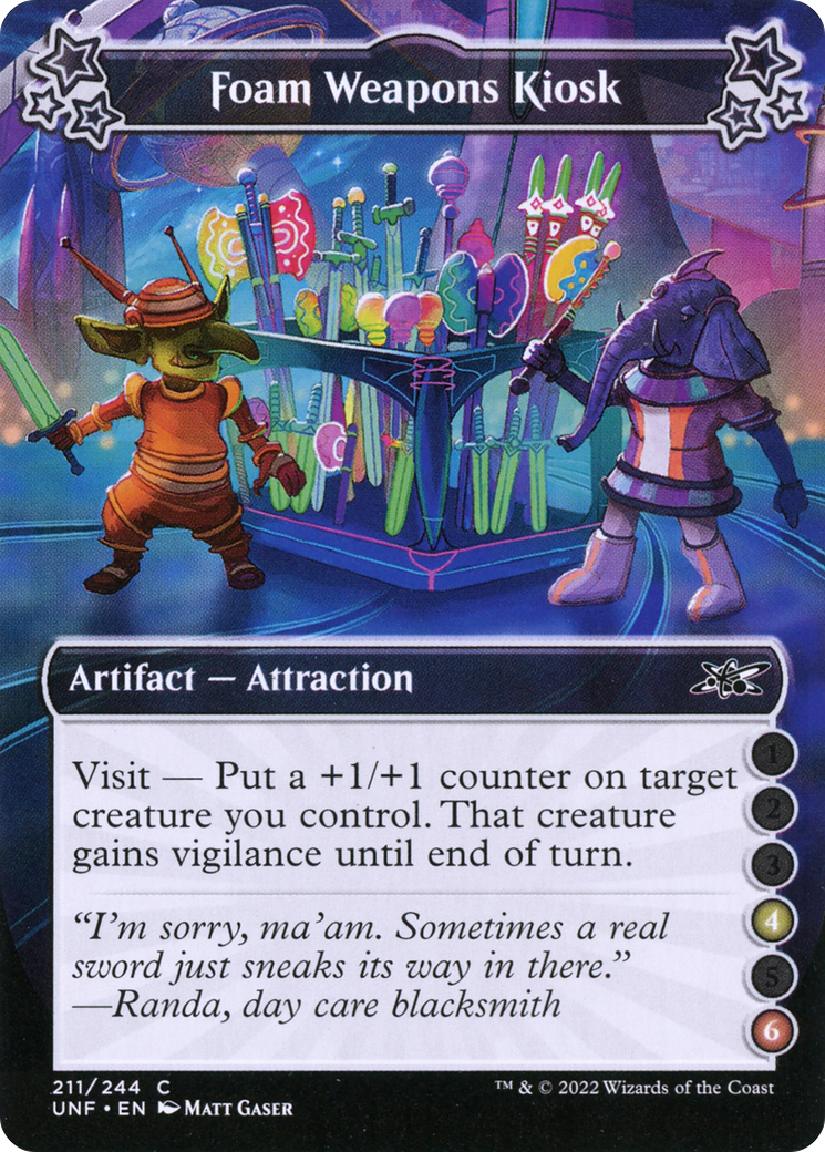 Foam Weapons Kiosk (4-6) [Unfinity] Foil