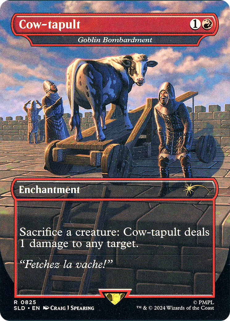 Cow-tapult - Goblin Bombardment [Secret Lair Drop Series] Foil