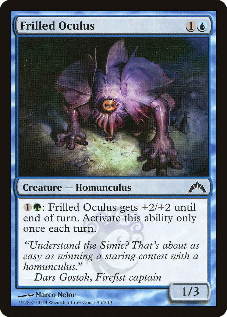 Frilled Oculus [Gatecrash] Foil