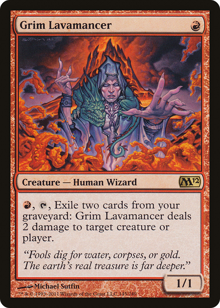 Grim Lavamancer [Magic 2012] Foil