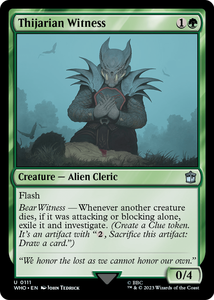 Thijarian Witness [Doctor Who] Foil