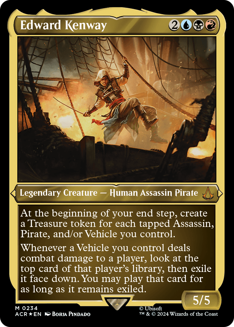 Edward Kenway (ACR-234) - Assassin's Creed Etched Foil