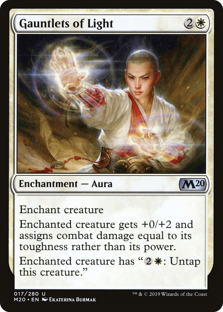 Gauntlets of Light [Core Set 2020] Foil