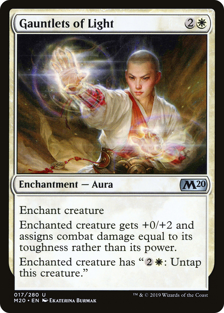 Gauntlets of Light [Core Set 2020] Foil