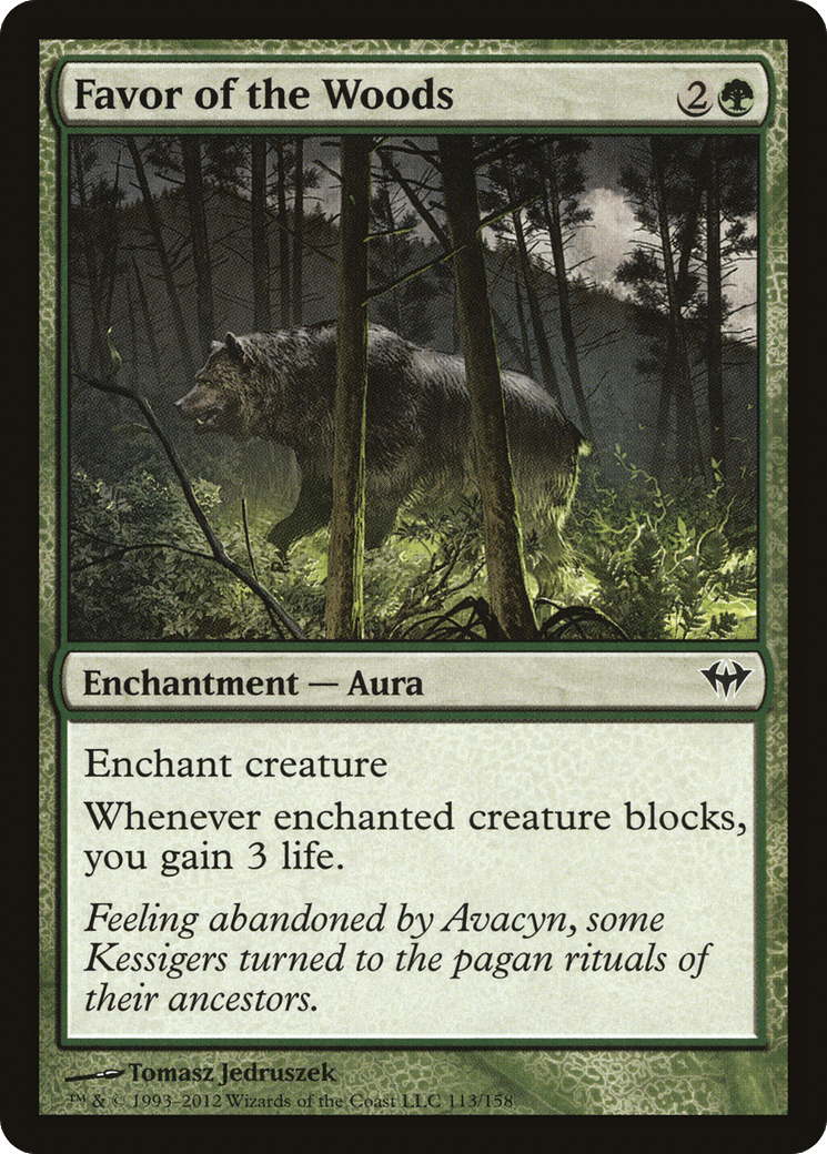 Favor of the Woods [Dark Ascension] Foil