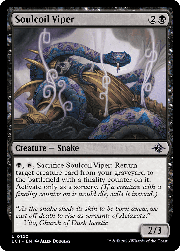 Soulcoil Viper [The Lost Caverns of Ixalan] Foil