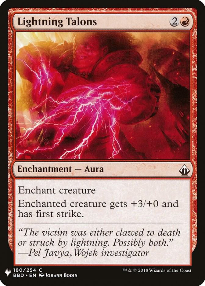 Lightning Talons BBD-180/5075 (The List Reprints) 