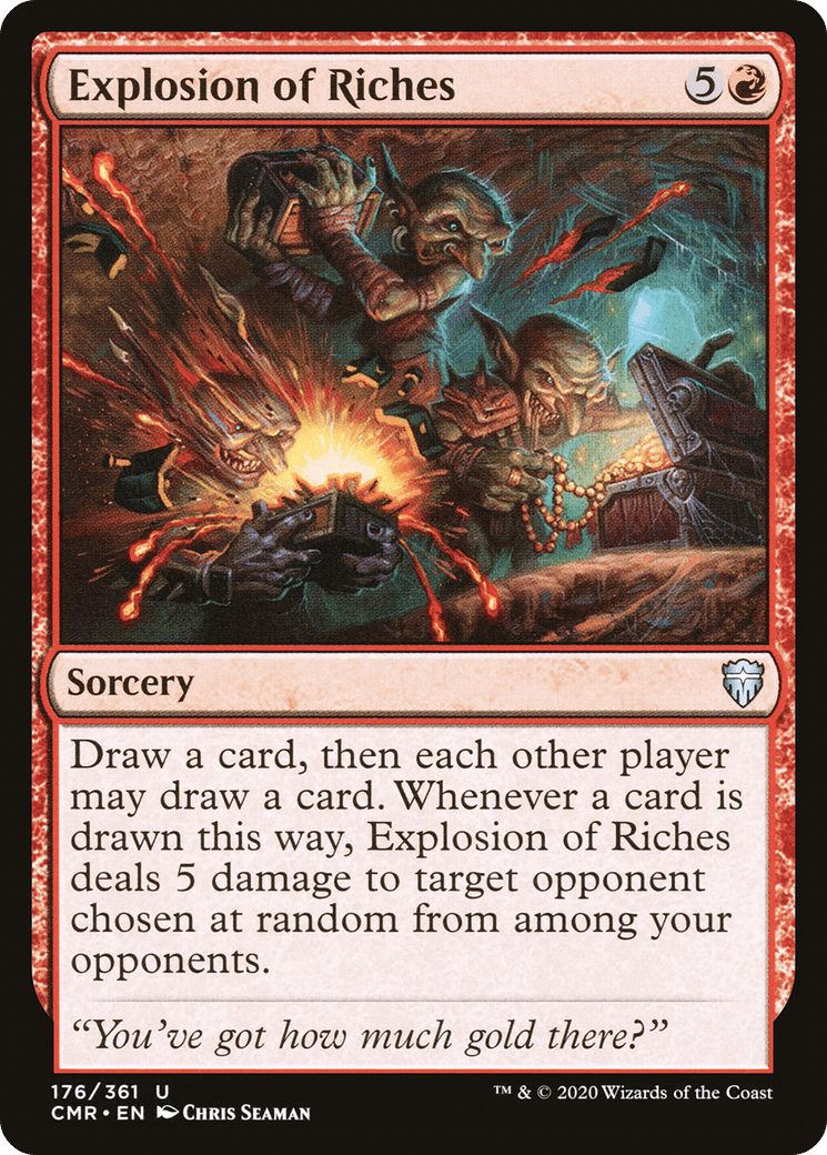 Explosion of Riches [Commander Legends] Foil