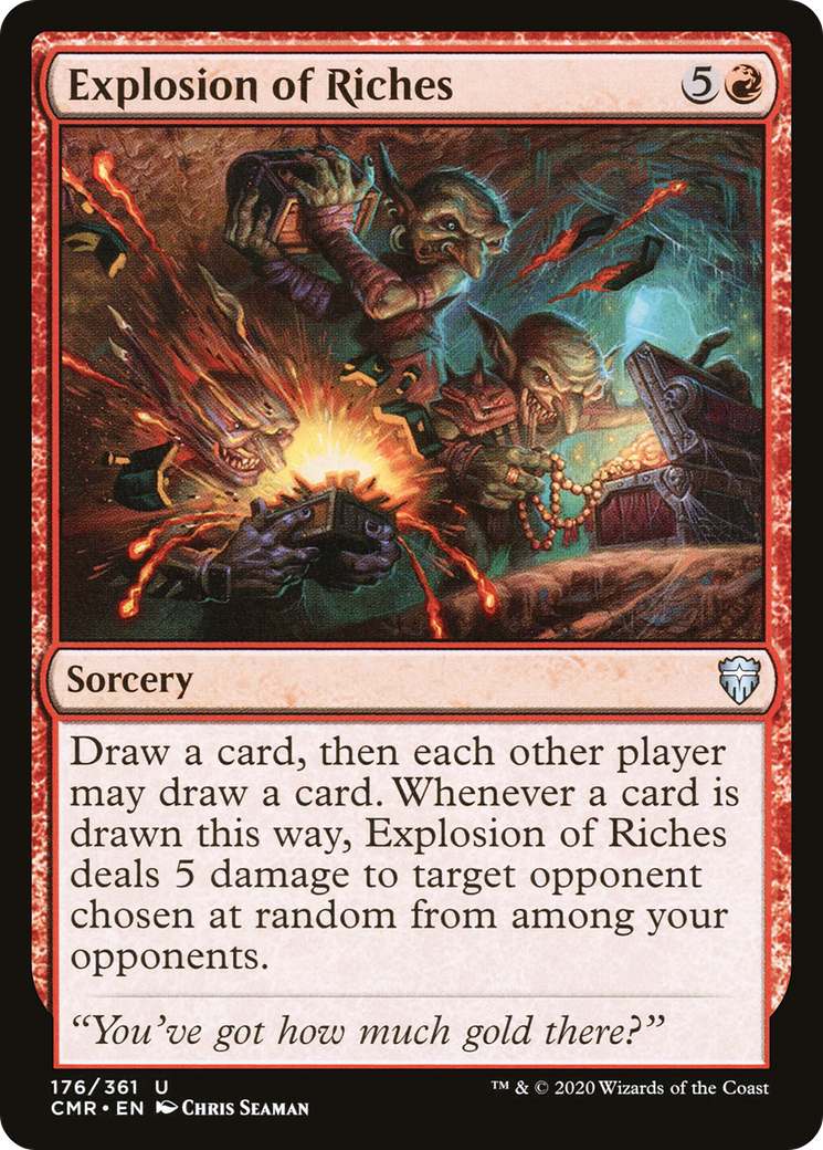 Explosion of Riches [Commander Legends] Foil