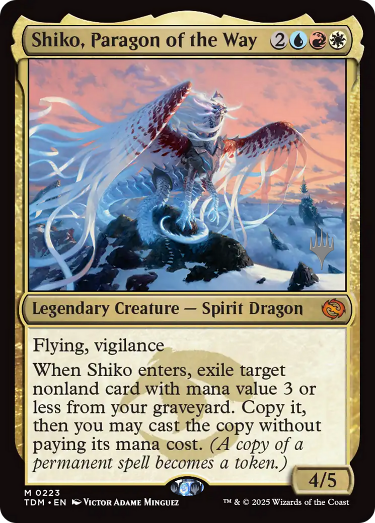 Shiko, Paragon of the Way (223) [Promo Pack: Tarkir: Dragonstorm]