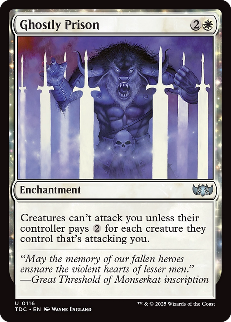 Ghostly Prison (116) [Commander: Tarkir: Dragonstorm]