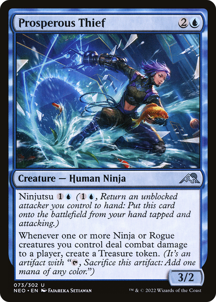 Prosperous Thief [Kamigawa: Neon Dynasty] Foil
