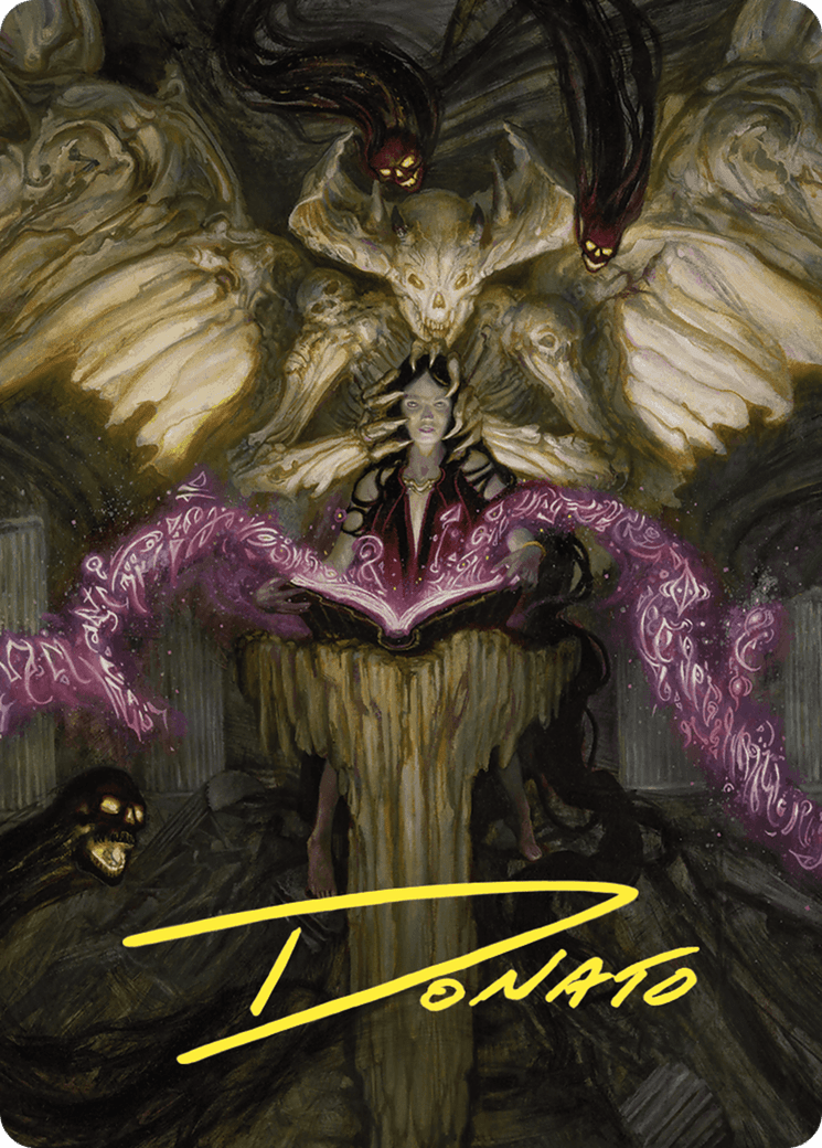 Demonic Tutor // Demonic Tutor (ACMM-064) - Commander Masters Art Series (Borderless)