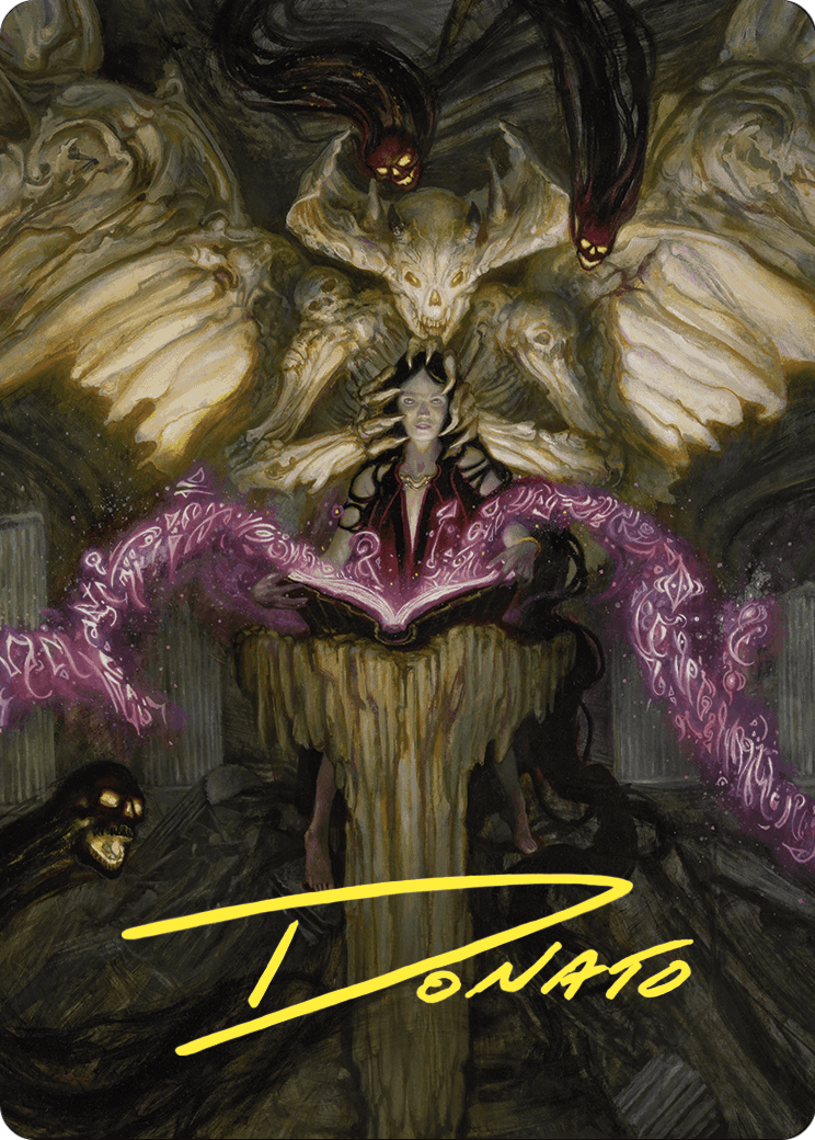 Demonic Tutor // Demonic Tutor (ACMM-064) - Commander Masters Art Series (Borderless)