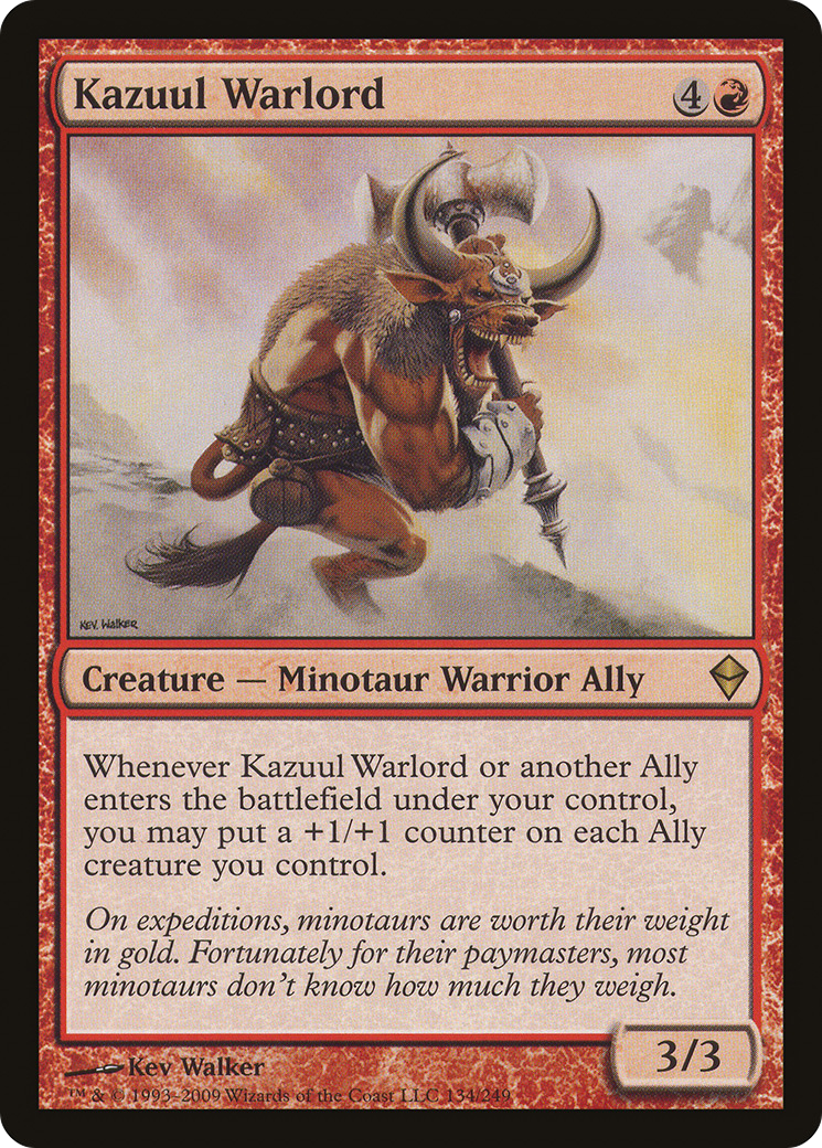 Kazuul Warlord [Zendikar] Foil