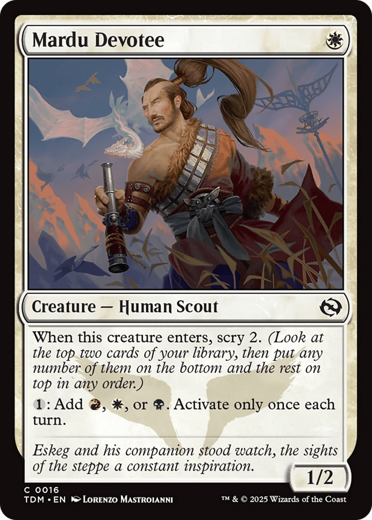 Mardu Devotee (016) [Tarkir: Dragonstorm]