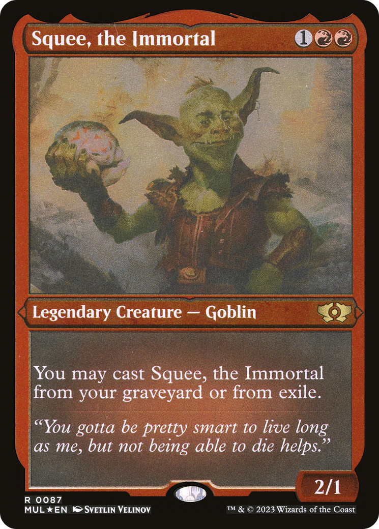 Squee, the Immortal (Foil Etched) |  Foil (087) [Multiverse Legends]