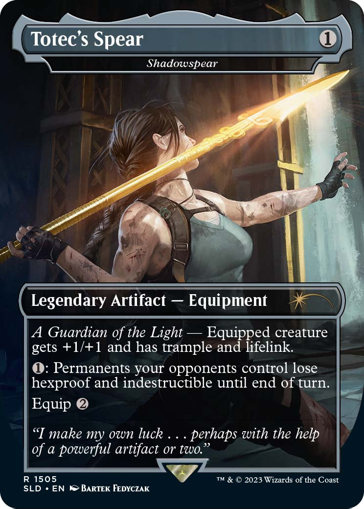 Totec's Spear - Shadowspear [Secret Lair Drop Series] Foil