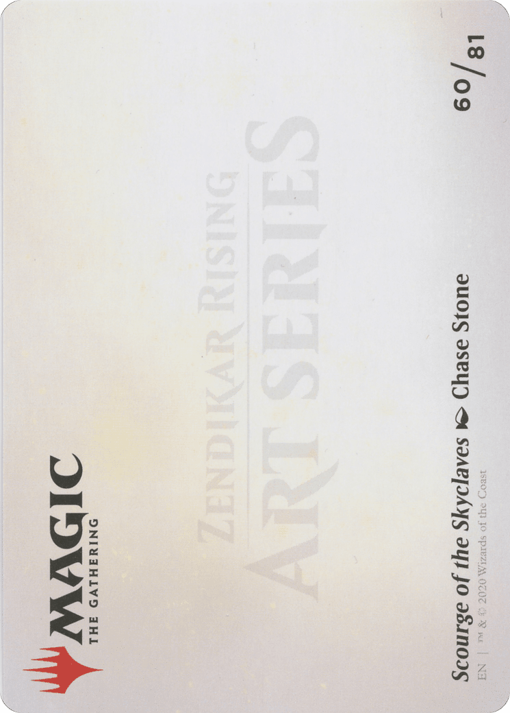 Scourge of the Skyclaves // Scourge of the Skyclaves (AZNR-060) - Zendikar Rising Art Series (Borderless) Foil