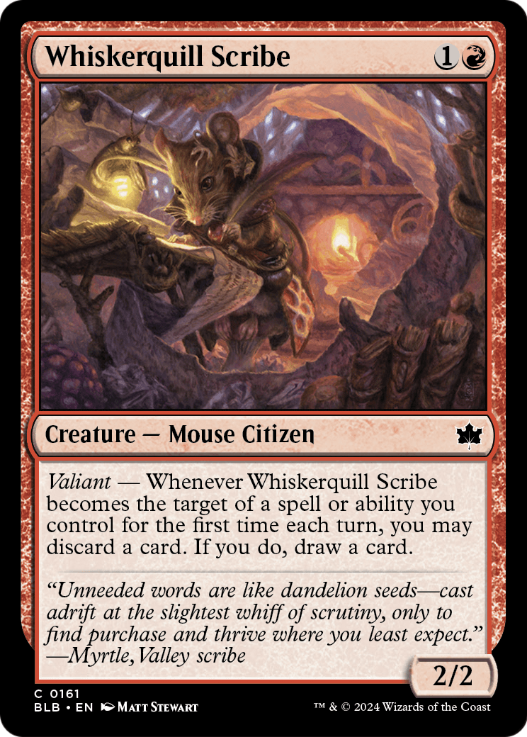 Whiskerquill Scribe [Bloomburrow] Foil