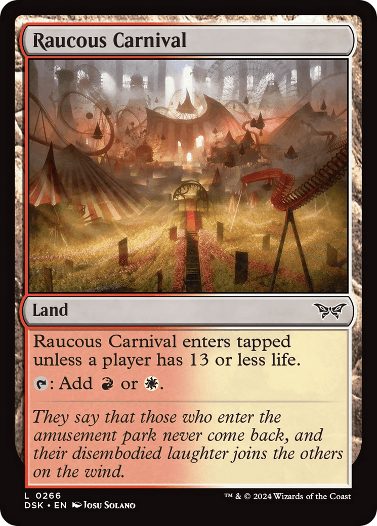 Raucous Carnival [Duskmourn: House of Horror] Foil