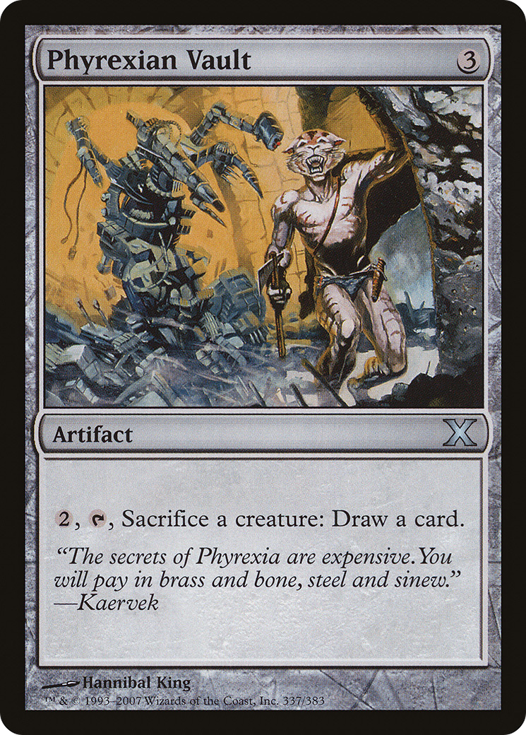 Phyrexian Vault [Tenth Edition] Foil