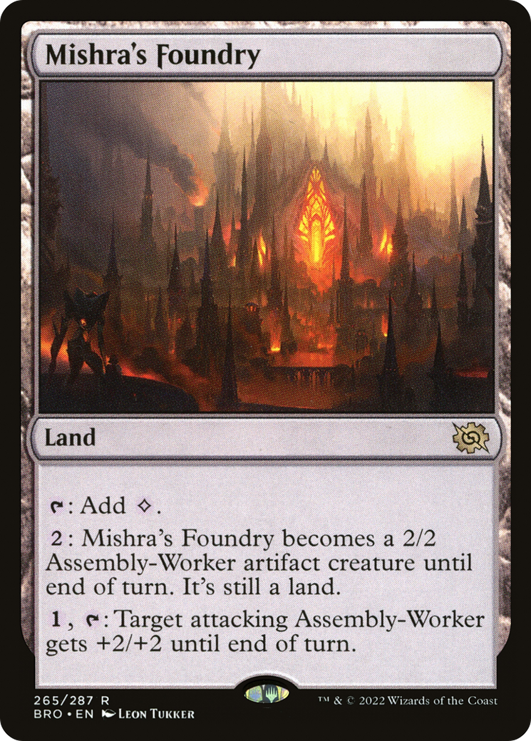 Mishra's Foundry [The Brothers' War] Foil
